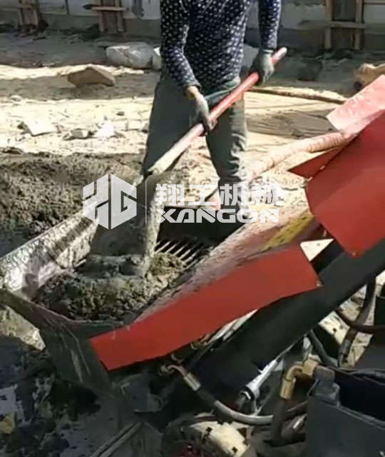 小型二次結構澆筑泵好不好用看客戶怎么說的